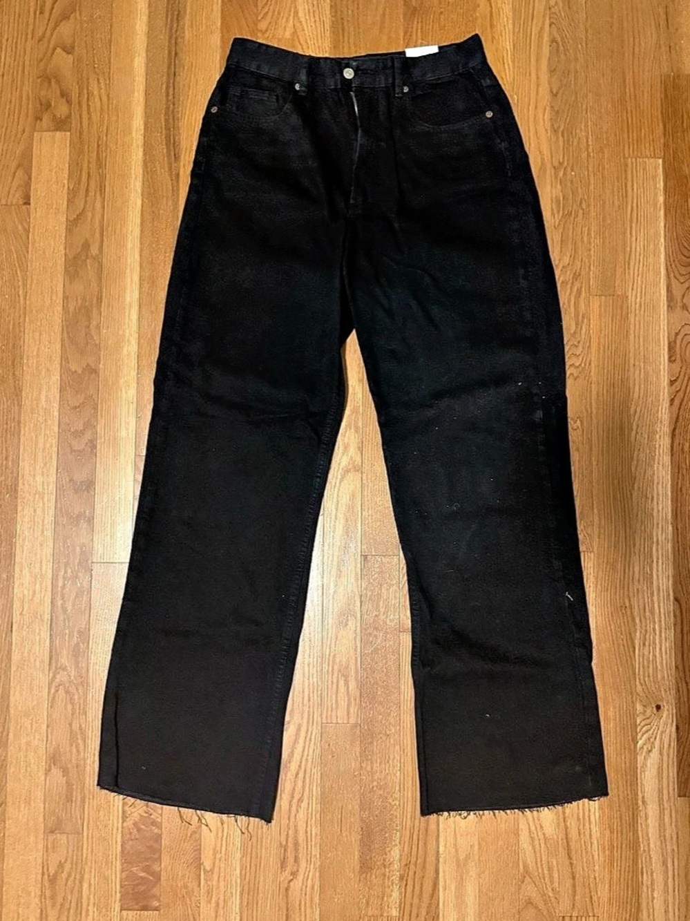 Zara Wide Leg Pants Black Size 44
